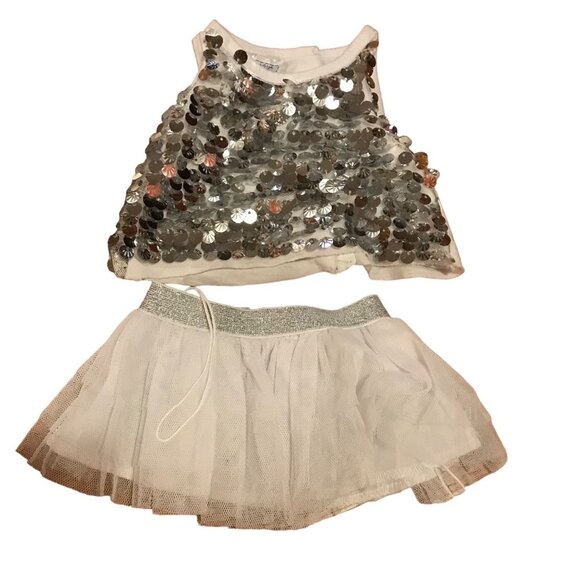 Build-A-Bear Workshop Sequin Top & Tulle Skirt (no tag on skirt u/k if BAB) - Picture 1 of 6